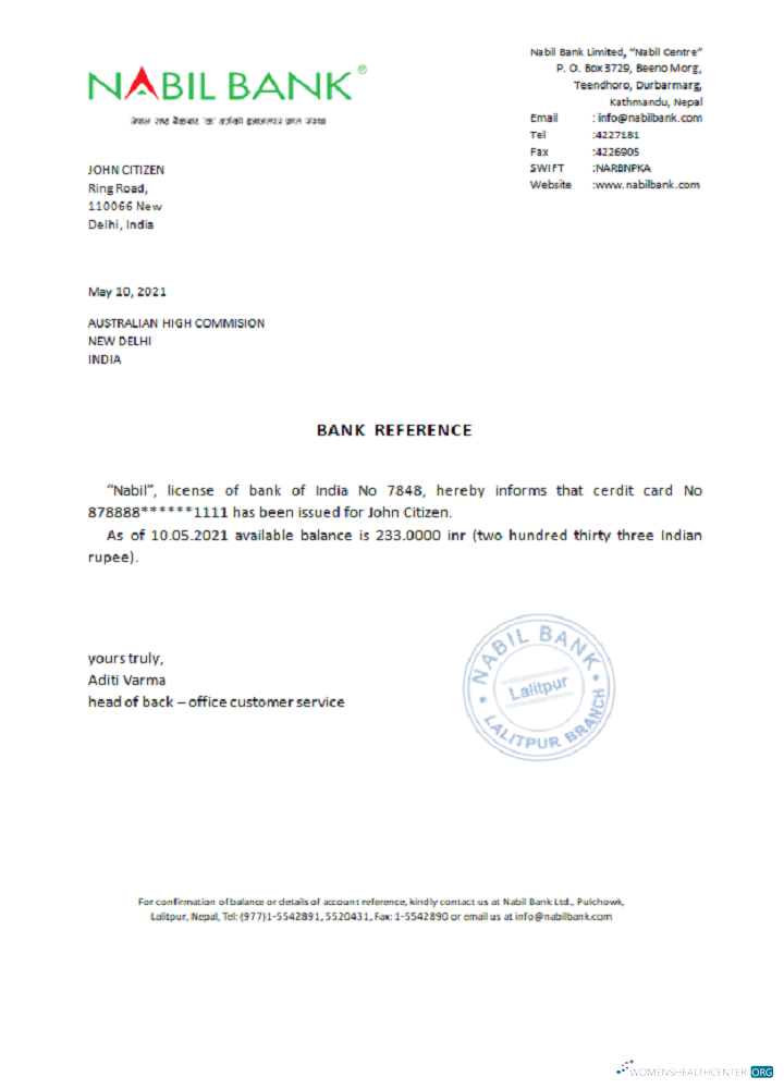 Download India Nabil bank reference Photoshop template
